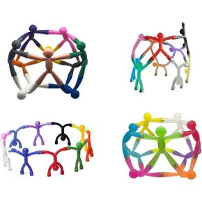 MAGMEN Airplane & Road Trip Toy 20-Pack - Quiet Travel Activities for Kids - Sensory Magnetic Fidget Toys for Car, Airplane, & Restaurants - STEM Building Figures - Best Value Family Set in Saudi Arabia