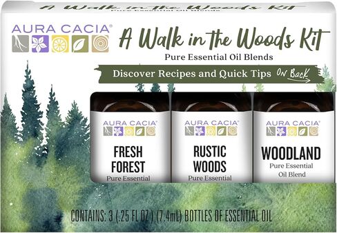 AURA CACIA Walk in the Woods Essential Oil Kit Count, 0.75 FZ in Saudi Arabia