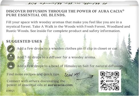 AURA CACIA Walk in the Woods Essential Oil Kit Count, 0.75 FZ in Saudi Arabia