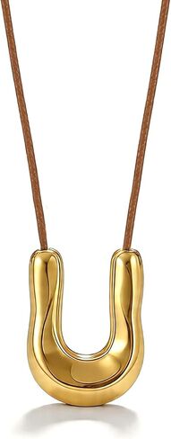 Frodete Statement Necklace for Women Chunky Gold Necklaces Long Pendant Necklace Boho Necklaces Gold Pendant Jewelry Cowboy Chic Style Cowgirl Outfit in Saudi Arabia