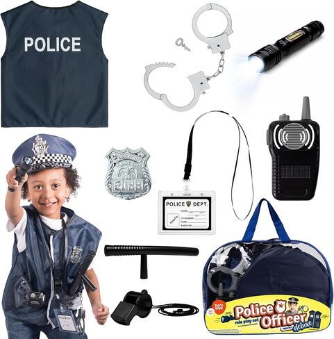 Born Toys Police Costume For Kids & Police Toys For Kids Ages 3-7 in Saudi Arabia