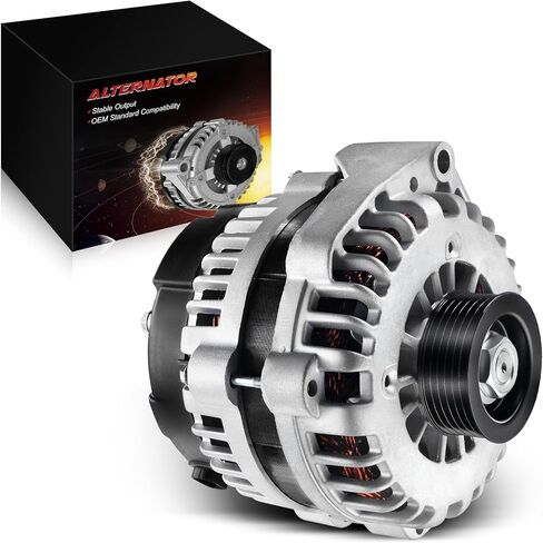 High Output Alternator for:-Chevy Silverado 1500 2500 3500 HD Classic Tahoe Avalanche Suburban 1500 2500,for:-GMC Yukon,for:-Cadillac Escalade Esv Ext,12V 160Amp,Alternador Motor OE#15093928 in Saudi Arabia