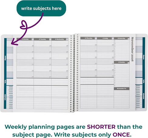 Order Out Of Chaos 2024-25 Academic Planner, Daily, Weekly & Monthly Time Management School Agenda, Size 8.5x8.25 (Midnight) in Saudi Arabia