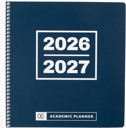Order Out Of Chaos 2024-25 Academic Planner, Daily, Weekly & Monthly Time Management School Agenda, Size 8.5x8.25 (Midnight) in Saudi Arabia