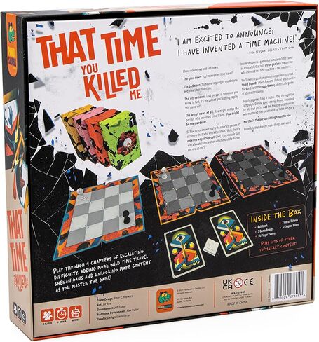 That Time You Killed Me: Pandasaurus Games - Board Games Like Chess - Adult Games for Game Night - Strategy Games for Adults & Teens - 15-30 Mins, 2 Players, Ages 14+ , Orange in Saudi Arabia