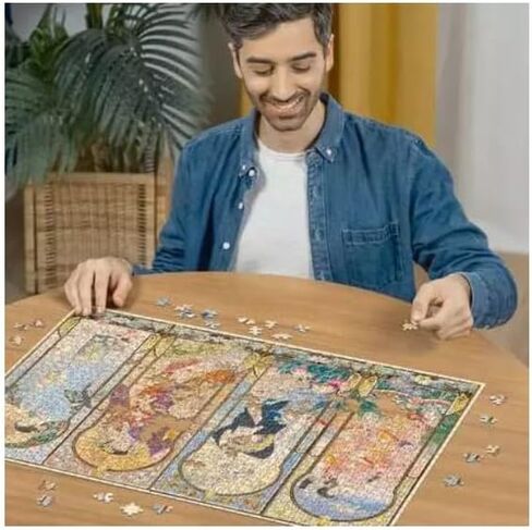 ريفينز بيرغر احجية الصور المقطوعة من ذا فور سيزونز 1000 قطعة للبالغين - 16768 - كل قطعة فريدة من نوعها، تقنية سوفت كليك تعني أن القطع تتناسب معًا بشكل مثالي in Saudi Arabia