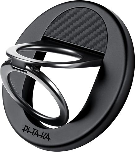 حامل حلقة هاتف PITAKA مقبض هاتف مغناطيسي متوافق مع حلقة MagSafe لهاتف iPhone 15/14/13/12 [مقبض MagEZ، Rhapsody] in Saudi Arabia