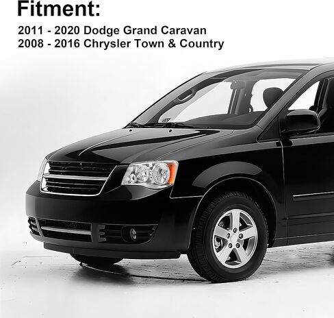 Anti-Fogging Headlights Fit For 2011 2012 2013 2014 2015 2016 2017 2018 2019 2020 Dodge Grand Caravan 11-20 Grand Caravan/08-16 Chrysler Town & Country Headlight Assembly in Saudi Arabia