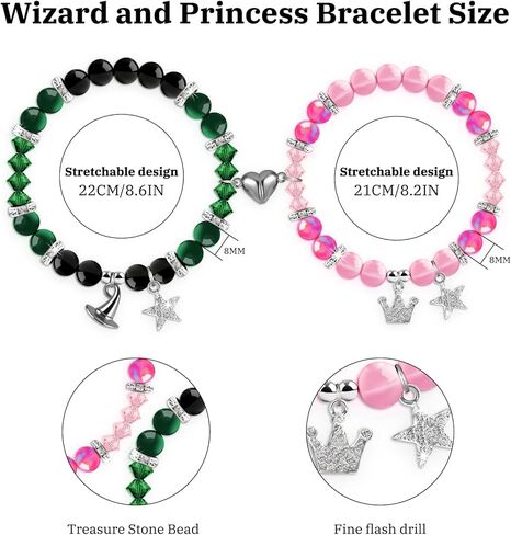 cow print Couples Bracelets Gift for Lovers - His and Hers Stretchable Bead Love Bracelets with Alphabet Stickers - Wedding, Valentine's Day, Christmas Jewelry Gifts for Women Men in Saudi Arabia