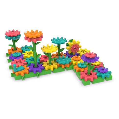 مجموعة بناء GardenGears من Learning Resources - البناء والهندسة التعليمية العملية، مجموعات بناء العلوم والتكنولوجيا والهندسة والرياضيات لمرحلة ما قبل المدرسة، ألعاب للأطفال، مونتيسوري، الألعاب الحركية الدقيقة، هدايا للأطفال in Kuwait