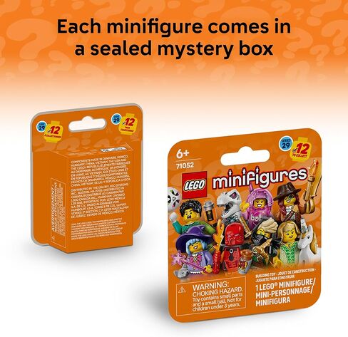 LEGO Minifigures Series 29 6 Pack - Mystery Box Multipack - Birthday Party Favors for Boys & Girls, Ages 6+ - Goodie Bag Stuffers for Kids - 66814 in Kuwait