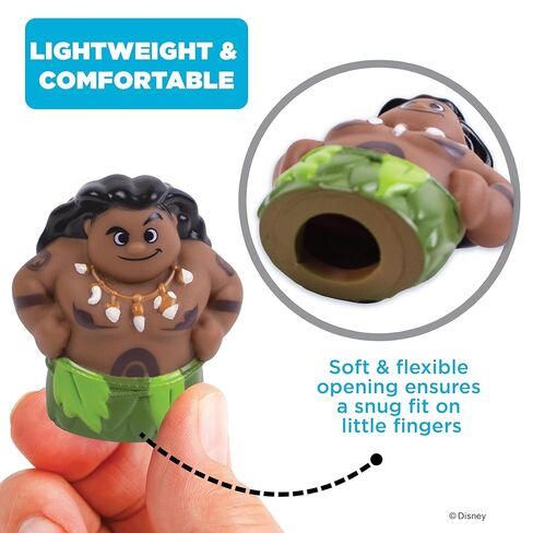 Disney Moana 10 Piece Finger Puppet Set - Educational Play, Party Favors, Bath and Pool Toys, Beach Fun, Playtime Activities in Kuwait