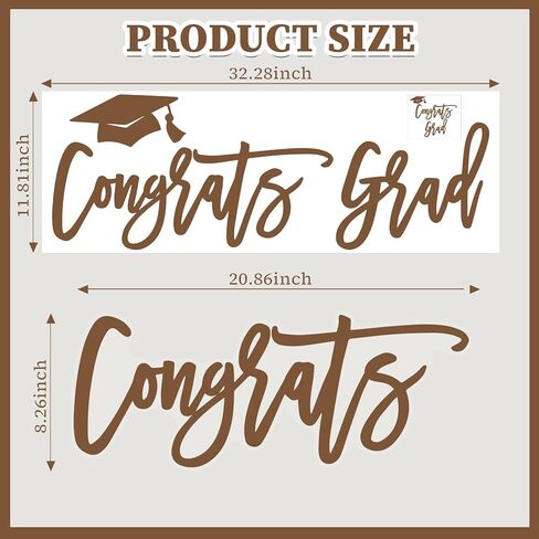 علامة ملصق Congrats Grad لقوس البالون - ملصق تهنئة التخرج لعام 2026 لحفلة التخرج، فئة 2026 من الفينيل لمخطط حدث التخرج in Kuwait