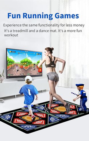 Single/Double HDMI Musical Electronic Dance mat with a Camera,a 64G Large Memory Card,Including 1030 Games,81 Music Videos,650 Songs,Suitable for TV use,a Luxurious Gift for Boys and Girls in Kuwait