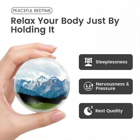 ترقية مشغل فيديو Orb للذاكرة، بدون تطبيق Crystal Sphere 3D عرض الصور زخرفة 2.7 بوصة 4 جيجا بايت كرة أحلام مدمجة، ضوء رقمي لاسلكي لعيد الميلاد التذكاري هدية زفاف الطفل (الجرم السماوي الأبيض) in Kuwait