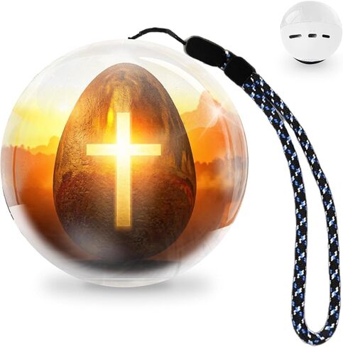 ترقية مشغل فيديو Orb للذاكرة، بدون تطبيق Crystal Sphere 3D عرض الصور زخرفة 2.7 بوصة 4 جيجا بايت كرة أحلام مدمجة، ضوء رقمي لاسلكي لعيد الميلاد التذكاري هدية زفاف الطفل (الجرم السماوي الأبيض) in Kuwait