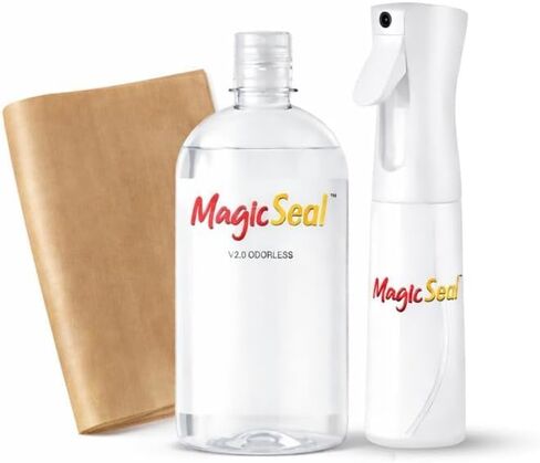 مجموعة DTF Liquid MagicSeal - تتضمن سائل عديم الرائحة سعة 500 مل V2 MagicSeal، وزجاجة رذاذ وورقة PTFE in Kuwait