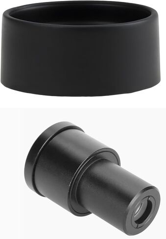 SING F LTD 2Pcs Rubber Eyepiece Foldable Eye Cups Compatible with 27-29mm Microscope Binoculars in Kuwait