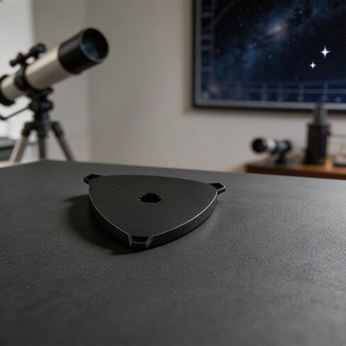Astronomical Telescope Tripod Accessory Tray Disk for 80DX/90DX/130DX/127SLT Equatorial Mount, Stable Vibration Reduction Platform for Stargazing and Field Observation, Black in Kuwait