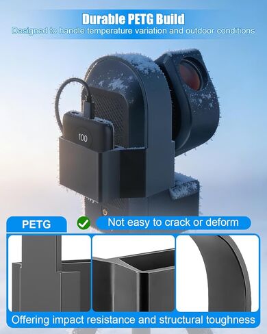 Extended Power Supply Holder Compatible with ZWO Seestar S50, Portable Bracket Secure Attachment for Astronomical Observation in Kuwait