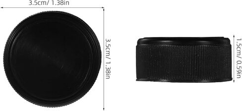 HOMSFOU 4pcs 1.25-inch Telescope Eyepiece Caps Protective Covers Dustproof Lens Shields Replacement Parts for Astronomy Telescope Accessories in Kuwait