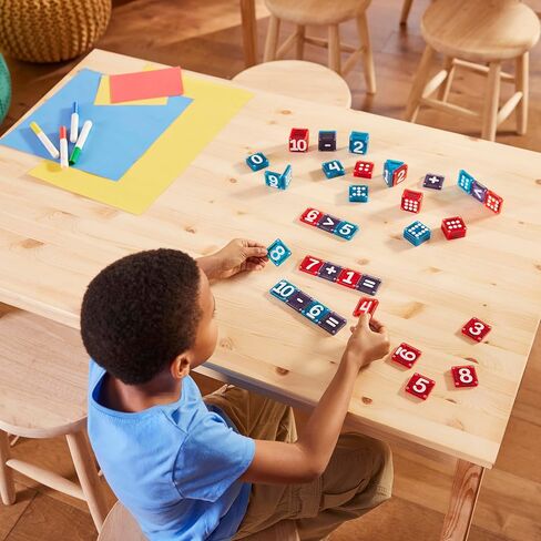 MAGNA-TILES microMAGS مجموعة بناء مغناطيسية مكونة من 56 قطعة لتعلم الأرقام، العلامة التجارية الأصلية للبناء المغناطيسي in Kuwait