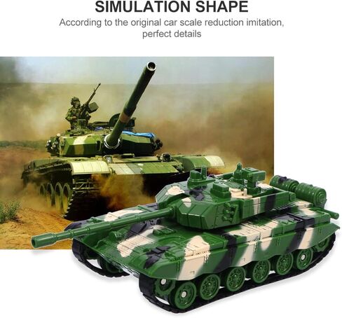 Toddmomy Tank Models Plastic Tanks Kids Toys Vehicle Toys Desk Decor for Kids Boys Girls in Kuwait
