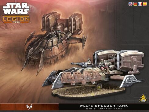 Asmodee Star Wars: Legion WL0-5 Speeder Tank - Tabletop Miniatures Game, Strategy Game for Kids and Adults, Ages 14+, 2 Players, 90 Min Playtime in Kuwait