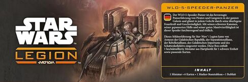 Asmodee Star Wars: Legion WL0-5 Speeder Tank - Tabletop Miniatures Game, Strategy Game for Kids and Adults, Ages 14+, 2 Players, 90 Min Playtime in Kuwait