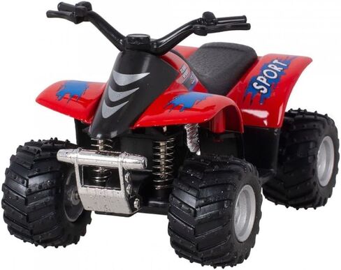 KiNSMART Smart ATV Four-Wheeler Die Cast Model Toy, Pullback Action, 3.5 Inch (Yellow) in Kuwait
