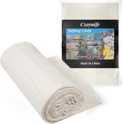 40"x80 Tufting Cloth with Marked Lines for Rug Tuft, Large Overlocking Monks Cloth for Punch Needle, Tufting Guns Rug-Punch in Kuwait