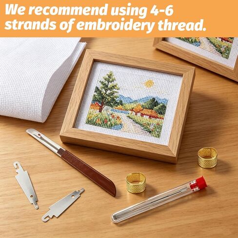 14 شبكة بيضاء عبر غرزة النسيج 20 "X 20" قماش التطريز الأبيض قماش فارغ للغرز المتقاطعة والحرف اليدوية in Kuwait