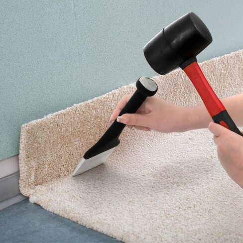 Coloch Carpet Tucking Tool, 3.5" Wide Cast Iron Carpet Tucker and Stair Tool Handheld Rug Tucking Shovel for Quick Installation, Floor Project in Kuwait