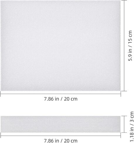 TEHAUX 6pcs Needle Felting Foam Pads - Dense Foam Felting Mat for DIY Crafts, 7.87 X 5.90 X 1.18 Inches, White Sponge Pad for Manual DIY Craft in Kuwait