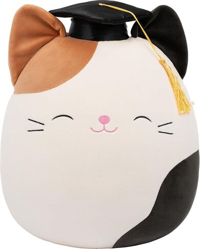 Squishmallows Original 12in Cam The Calico Cat in Graduation Cap – Official Jazwares Plush (Medium-Sized) in Saudi Arabia