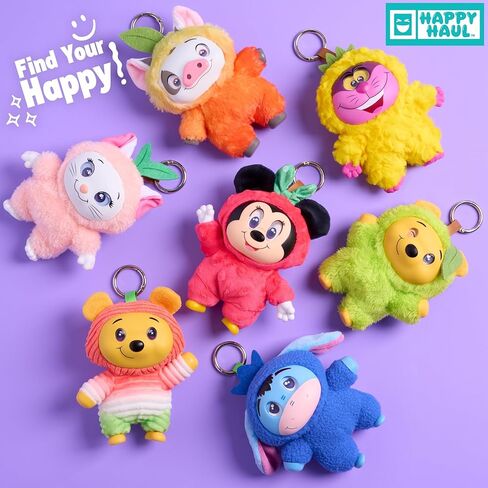 لعبة HAPPY HAUL Disney Fresh Picked Blind Box من القطيفة القابلة للتجميع، مشبك من القطيفة على وجه الفينيل في قطعة واحدة على شكل فاكهة، لعبة محشوة مقاس 5.25 بوصة، قطرة قصيرة المدى، للأعمار من 8 سنوات فما فوق in Kuwait