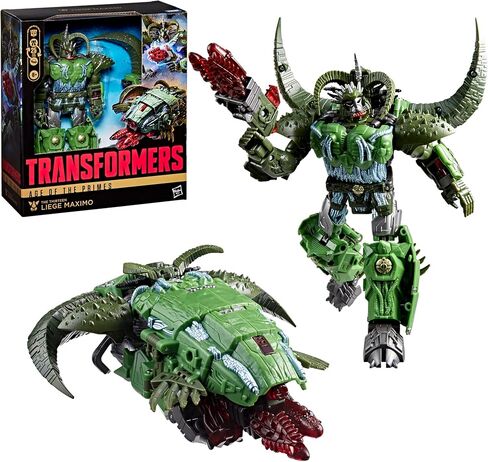 Transformers Age of the Primes The Thirteen Liege Maximo, Leader Class 8.5-Inch Converting Action Figure for Ages 8+ in Kuwait