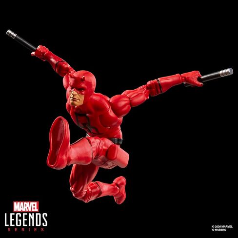 سلسلة Marvel Legends Secret Wars Daredevil، شخصية ريترو كوميكس القابلة للتجميع مقاس 6 بوصات مع درع عدسي in Kuwait