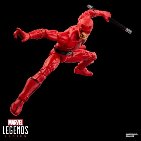 سلسلة Marvel Legends Secret Wars Daredevil، شخصية ريترو كوميكس القابلة للتجميع مقاس 6 بوصات مع درع عدسي in Kuwait