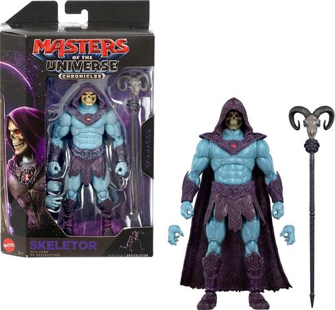 Masters of the Universe Action Figure Chronicles Skeletor, 6.5 Inch Scale 2026 Movie Accurate Villain, Deluxe Articulation in Saudi Arabia
