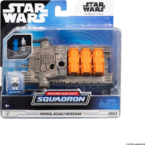 Star Wars™ Micro Galaxy Squadron Imperial Hovertank - مركبة مقاس 5 بوصات مع ملحقات مجسمات صغيرة مقاس 1 بوصة in Kuwait