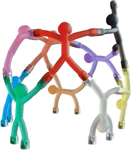 MAGMEN Airplane & Road Trip Toy 20-Pack - Quiet Travel Activities for Kids - Sensory Magnetic Fidget Toys for Car, Airplane, & Restaurants - STEM Building Figures - Best Value Family Set in Saudi Arabia