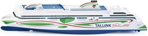 SIKU 1728, Tallink Megastar Ferry, 1:1000, Metal/Plastic, White/Blue/Green, Versatile use in Kuwait