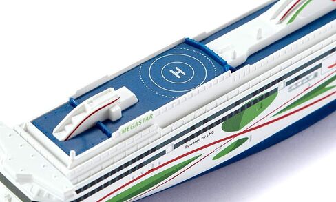SIKU 1728, Tallink Megastar Ferry, 1:1000, Metal/Plastic, White/Blue/Green, Versatile use in Kuwait