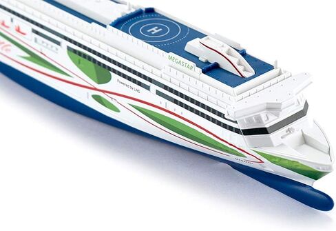 SIKU 1728, Tallink Megastar Ferry, 1:1000, Metal/Plastic, White/Blue/Green, Versatile use in Kuwait