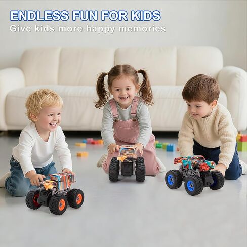 Take Apart Monster Truck STEM Toys for 3-8 Year Old Boys Girls,Educational Building Toys with Electric Drill & Storage Box Gift Birthday Christmas for Boys Girls Kids Toddlers in Kuwait