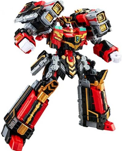 Metal Cardbot S BLASTRAIN Blast Train Red Transforming Robot Diesel Trains in Kuwait