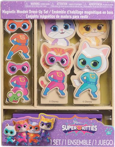 Disney Super Kitties Wooden Magnetic Dress Up Set in Kuwait