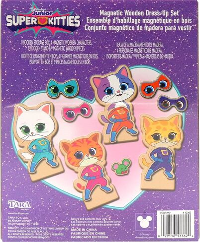 Disney Super Kitties Wooden Magnetic Dress Up Set in Kuwait