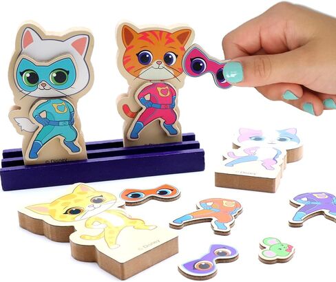 Disney Super Kitties Wooden Magnetic Dress Up Set in Kuwait